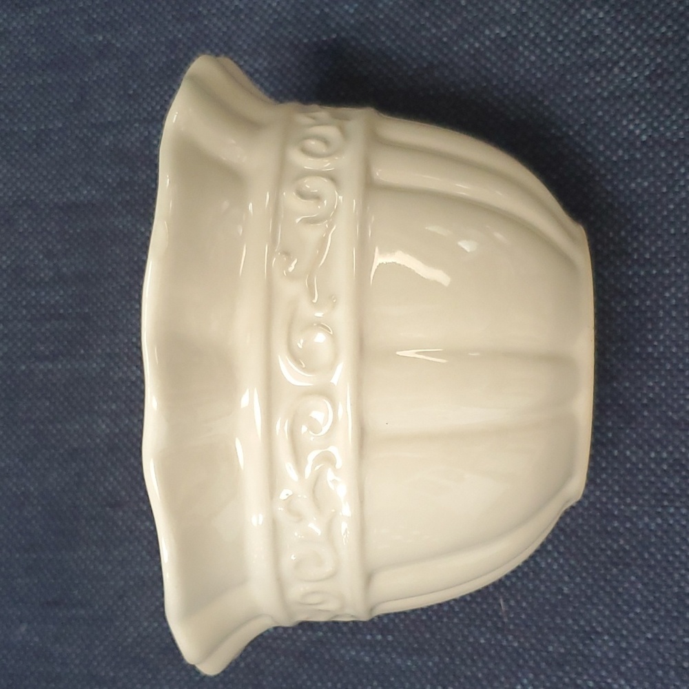 French White Celebrating Home Stoneware Collections Serving Bowl